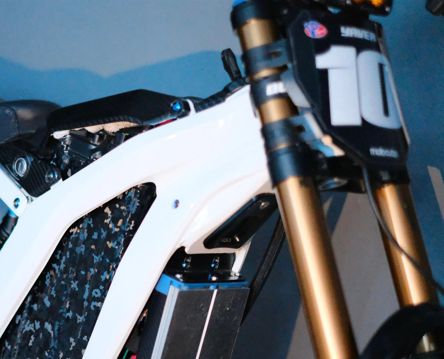 E-Bike ShadowSlate Black Camouflage Wrap